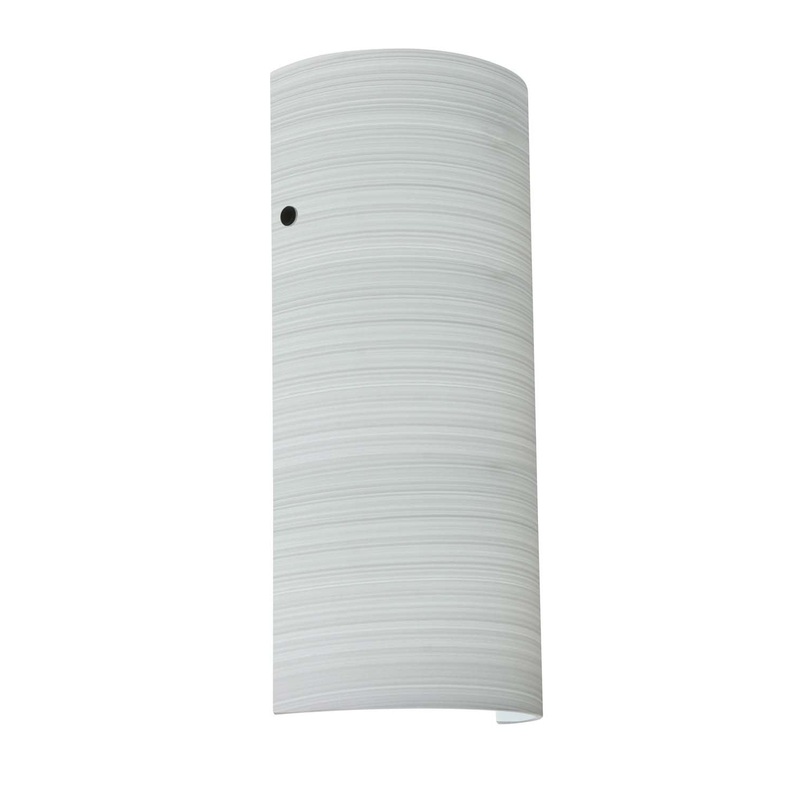 One Light Wall Sconce from the Torre Collection in Black Finish by Besa