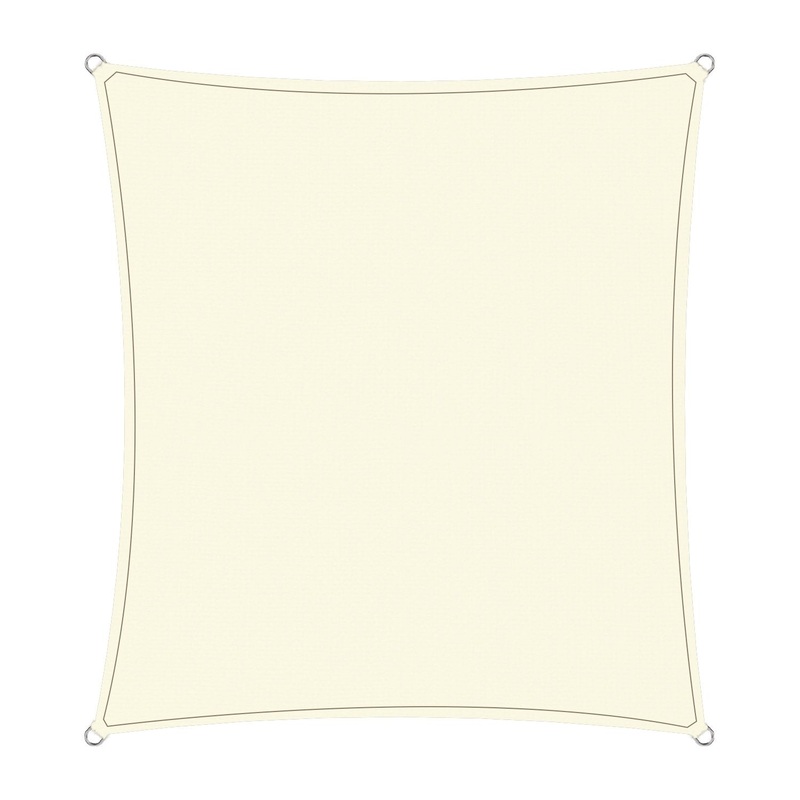 Wallaroo Waterproof Outdoor Shade Sail Canopy Sun Cloth Square 5x7M