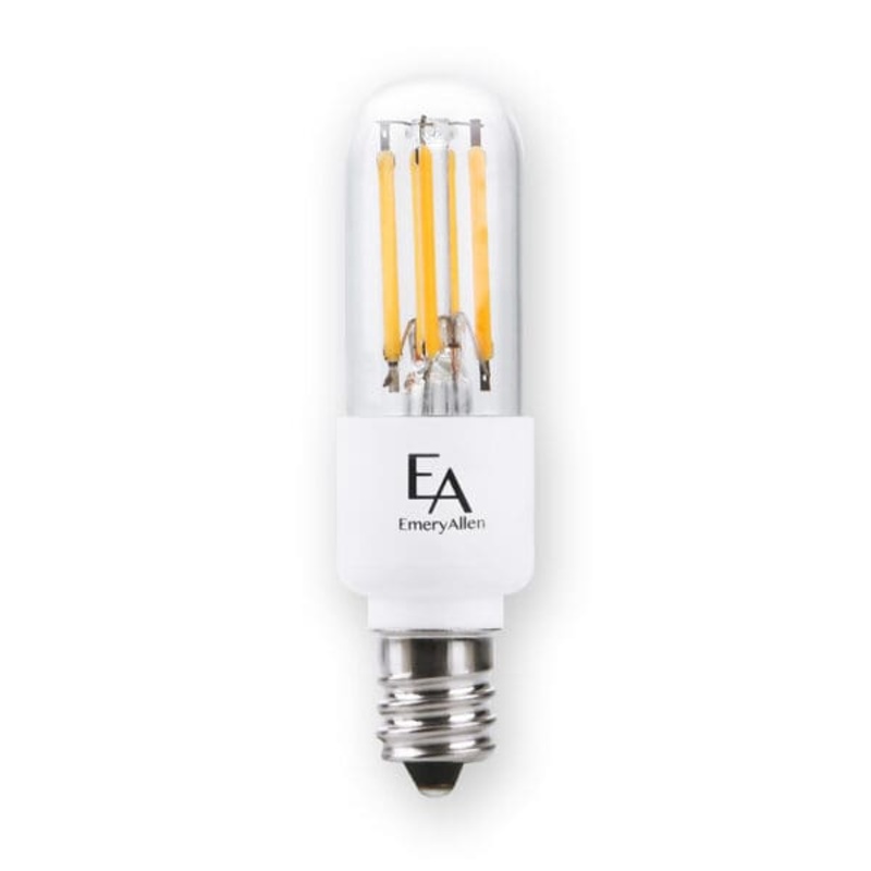 3.5W E12 Dimmable Replacement Lamp, Filament Bulb W/ Clear Lens, Input Voltage 12V Ac, 3.5W/300 Lumens, Cri>90, Cct 3000K LED Miniature Lamp by Emery Allen