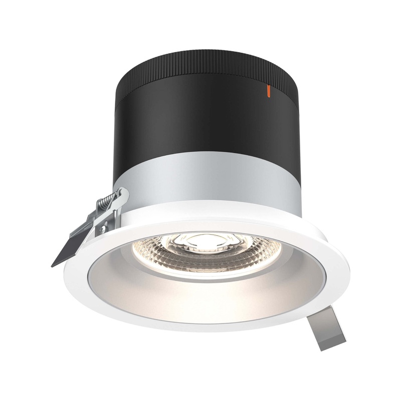 6″ Modular Downlight Alzak with White Trim 20 Degrees Regressed