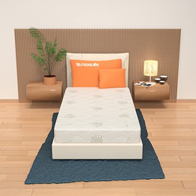 AILIME SRL Materasso Singolo SFODERABILE in Memory Foam 90X190X25 CM A Zone DIFFERENZIATE Ortopedico Premium