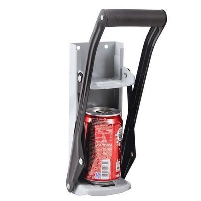Aluminium Can Crusher – 16oz Beer Recycling Smasher – Wall Mounted Bottle Opener