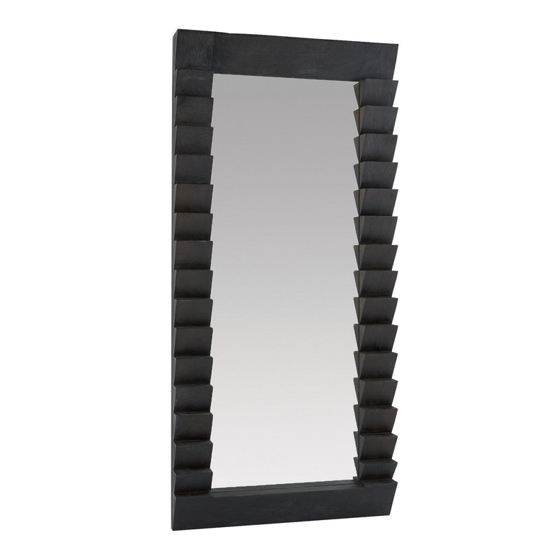 Arteriors WMI38 Elkins Floor Mirror Ebony/Plain