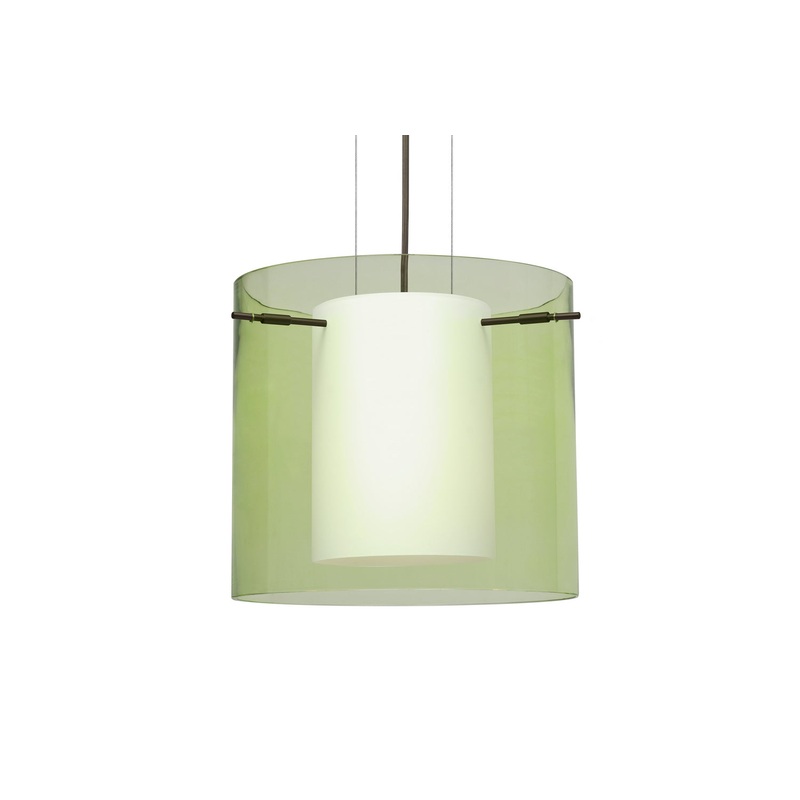 Besa 1KG-L18407-BR Pahu One Light Pendant Bronze