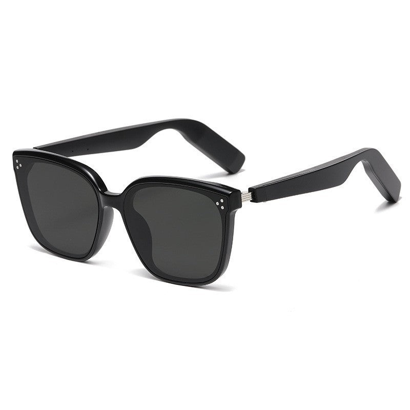 Black Fashion Bluetooth Music Sunglasses – UV Protection Eyewear with Speakers