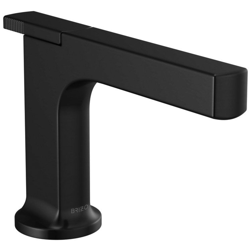 Lavatory Faucet Kintsu 1 Lever ADA WaterSense/CALGreen Matte Black 1.2 Gallons per Minute Deck Mount Less Drain 1 Hole