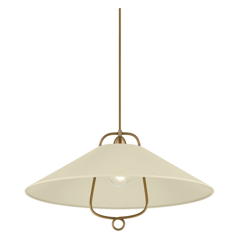 Pawley 1-Light Pendant Historic Bronze/Soft Sand