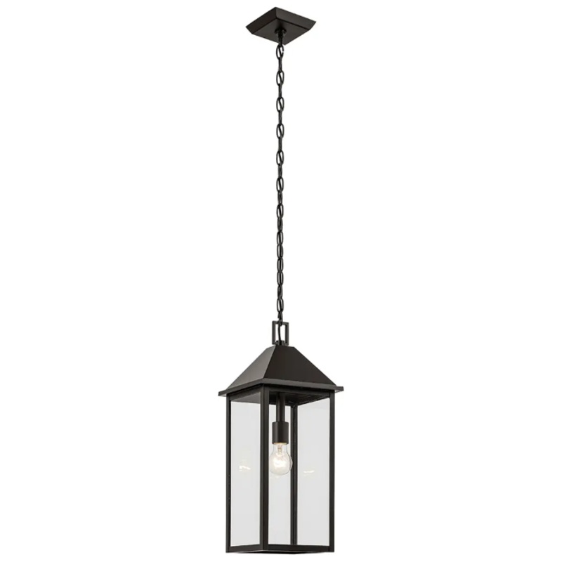 Prin 22″ 1-Light Outdoor Pendant Olde Bronze