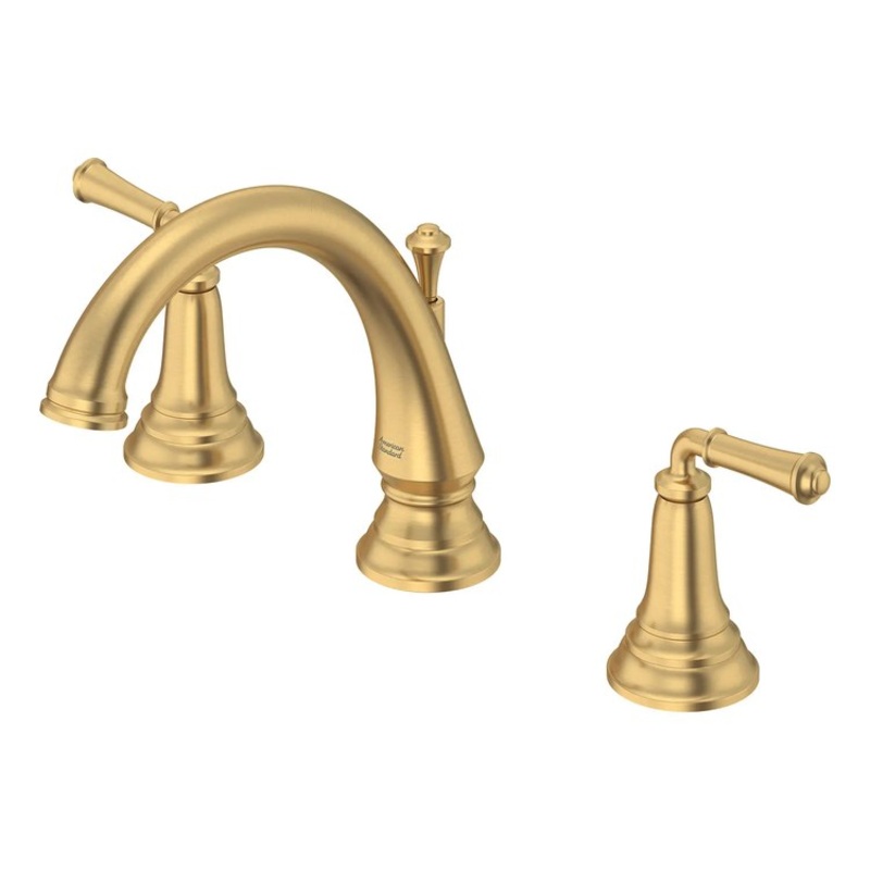 Roman Tub Trim Delancey Deck Mount 2 Lever Brushed Cool Sunrise ADA 3 Hole 2.5 Gallons per Minute