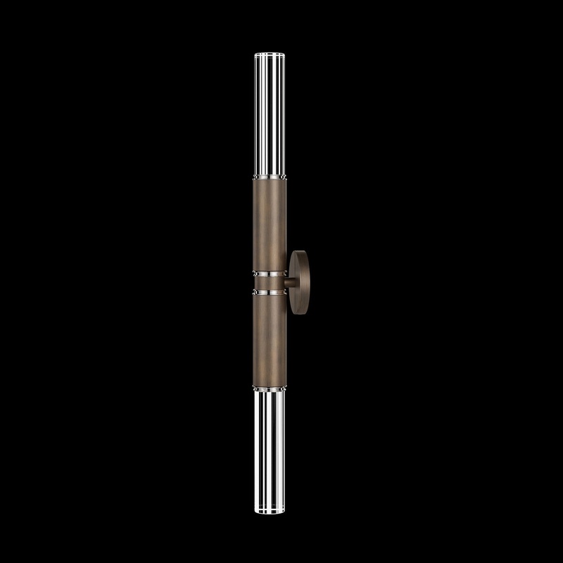 Antonia 34″H Sconce Bronze/Nickel/No Skin