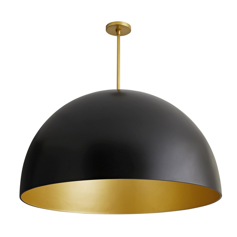 Arteriors 45047 Pascal One Light Pendant Black