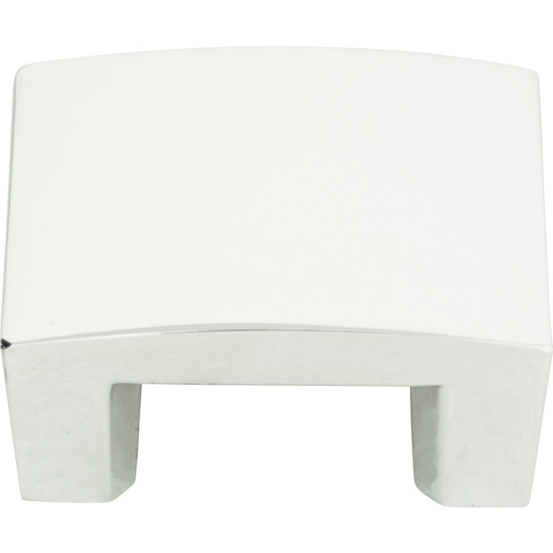 Atlas Homewares Centinel Solid Knob 1 1/4 Inch (c-c) Polished Chrome