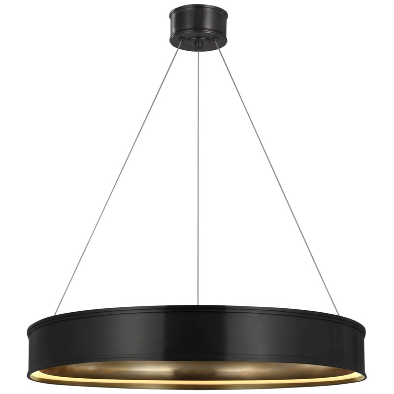 LED Chandelier from the Connery Collection in Bronze Finish by Visual Comfort Signature