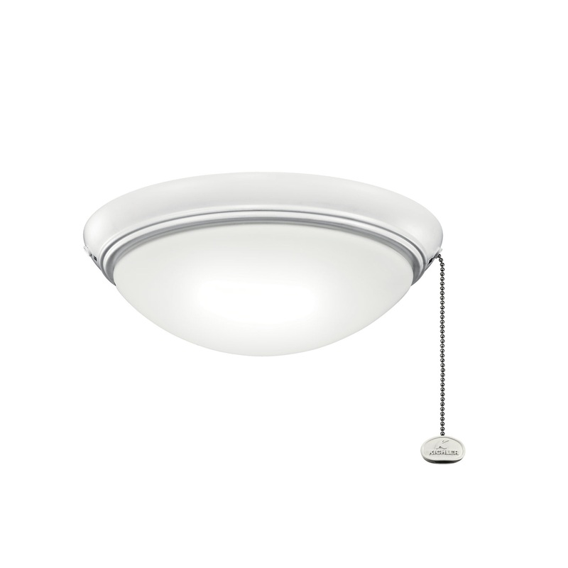LED Fan Light Kit from the Accessory Collection in Matte White Finish by Kichler