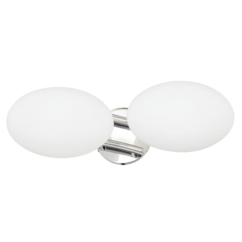 Two Light Bath Bracket from the Wagner Collection in Polished Nickel Finish by Hudson Valley