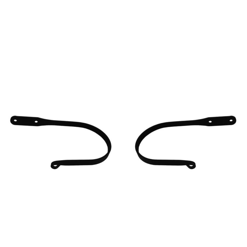 Village Wrought Iron CUR-TB-87 Plain Curtain Tie Backs (pair)