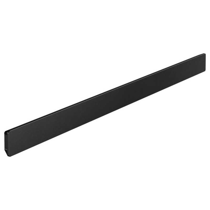 Wall Bar Concealed Fastening Matte Black 9-11/16W Inch Includes Gluing Set Metal