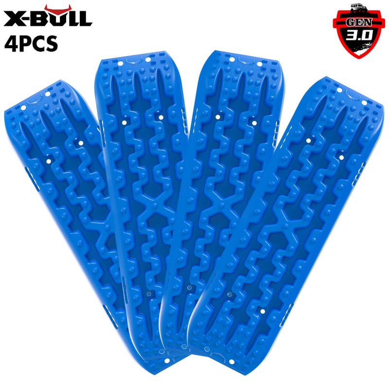 X-BULL Recovery tracks Mud Snow / Sand tracks / Grass 4X4 Caravan 2pairs 4WD Gen 3.0 – Blue