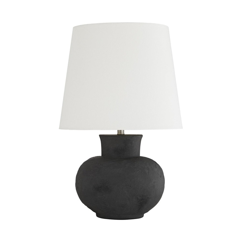 Arteriors 45004-521 Troy One Light Table Lamp Matte Charcoal