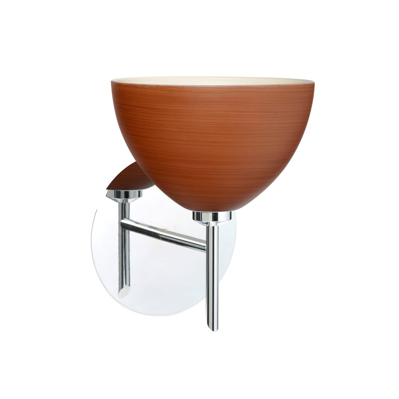 Besa 1SW-4679CH-CR Brella One Light Wall Sconce Chrome