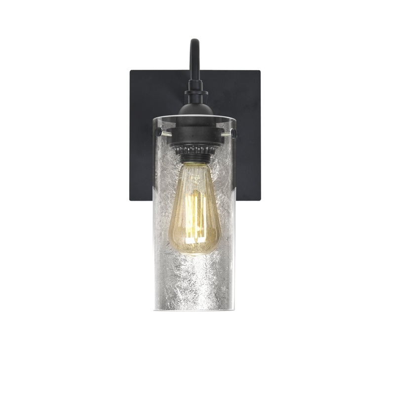 Besa 1WG-DUKESF-EDIL-BK Duke One Light Wall Sconce Black