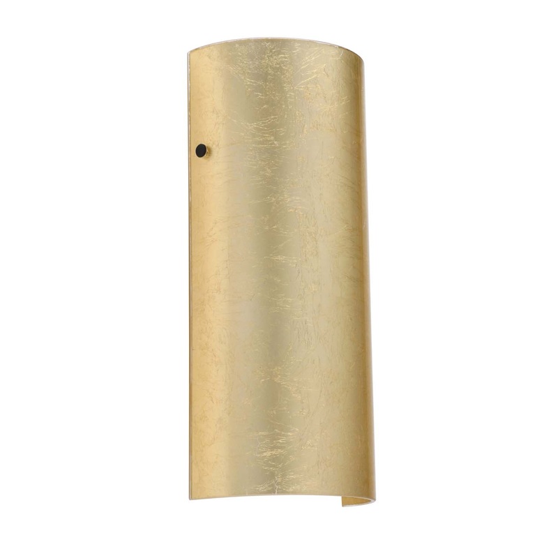 Besa 8192GF-BK Torre One Light Wall Sconce Black