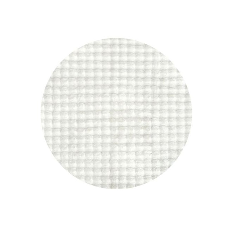 Bubble White Round Washable Rug by Rug Culture-100X100CM – ROUND