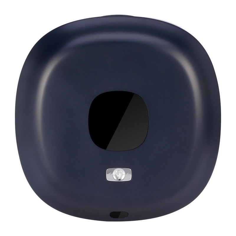 Dark Blue Wall-Mounted No-Drill Automatic Foam Soap Dispenser – Infrared Sensor for Bathroom, 145x145x48mm