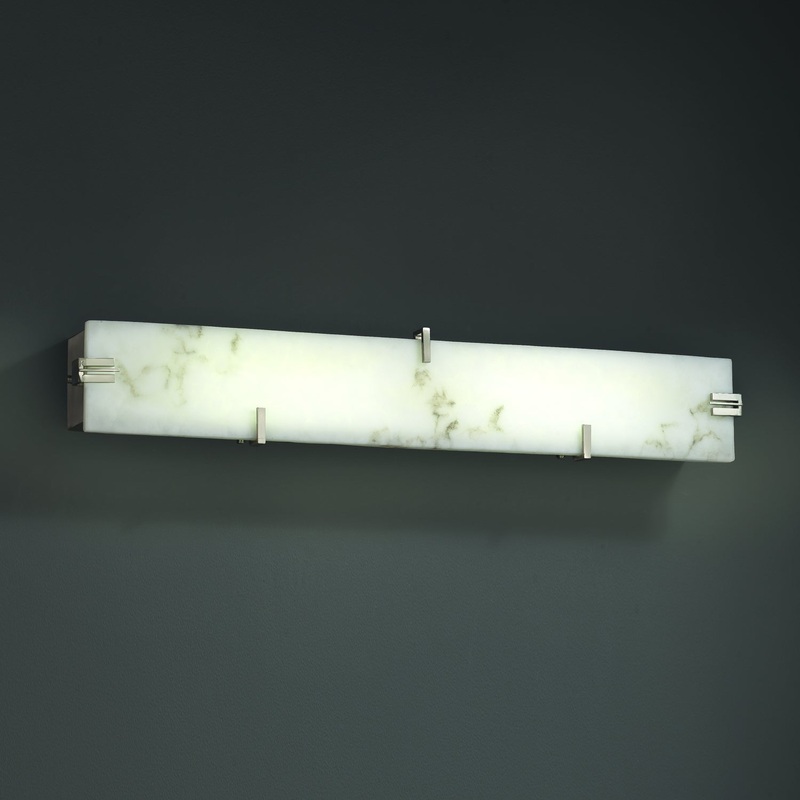 36″  Linear Bath Bar from the LumenAria Collection in Brushed Nickel Finish by Justice Designs
