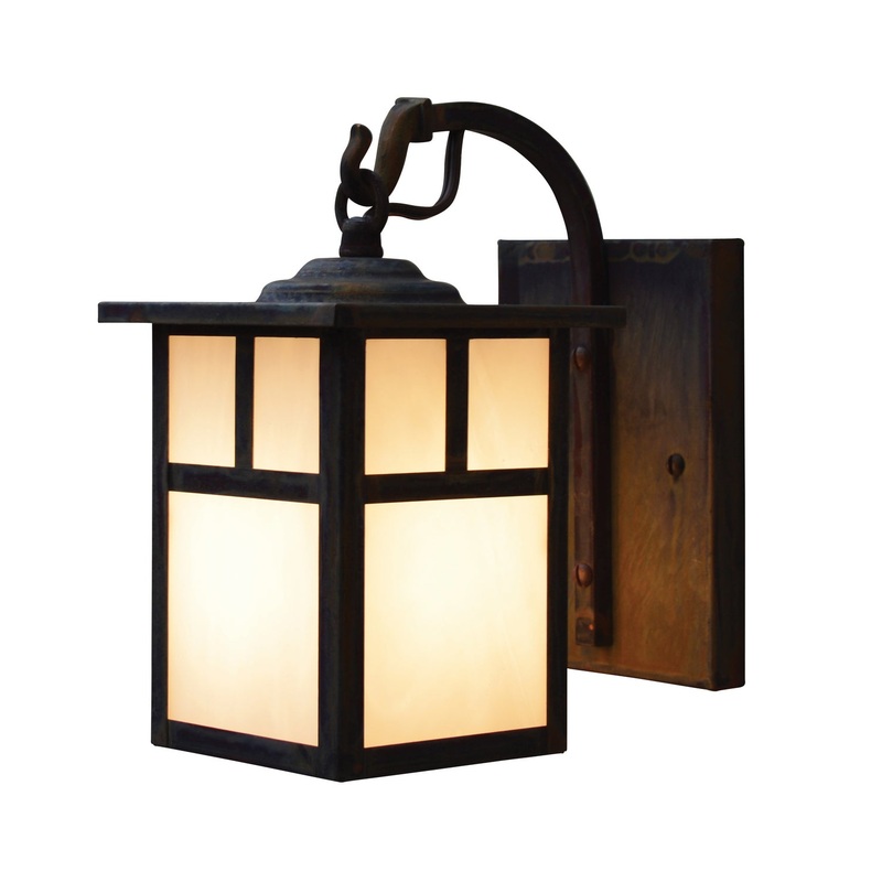Arroyo MB-5TWO-RC Mission One Light Wall Mount Raw Copper