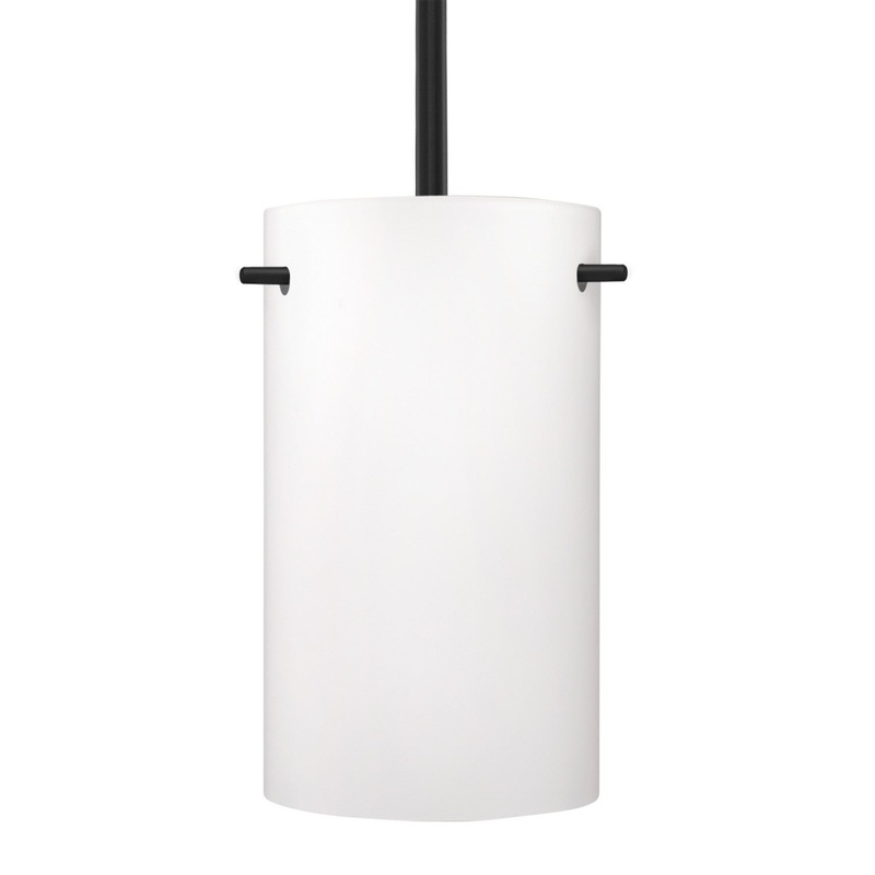 Besa 1TT-400507-LED-BK Besa Tamburo 5 Stem Pendant LED Pendant Black