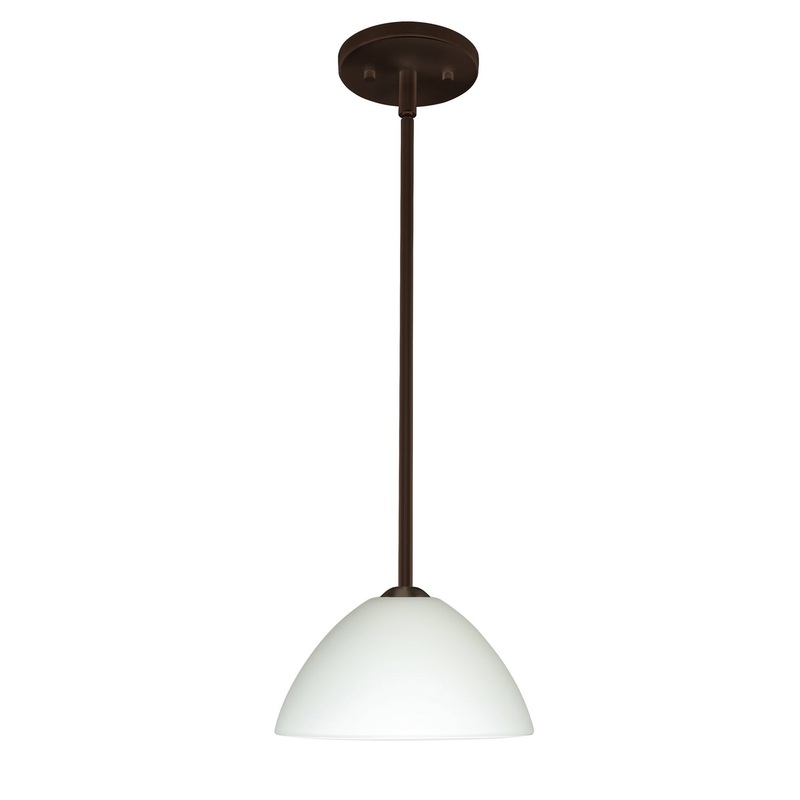 Besa 1TT-420107-LED-BR Tessa One Light Pendant Bronze
