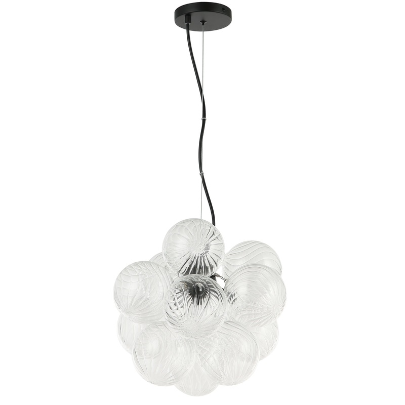 Charlize 3-Light Pendant Matte Black