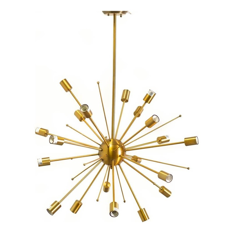 Edisonna Chandelier Gold Metal