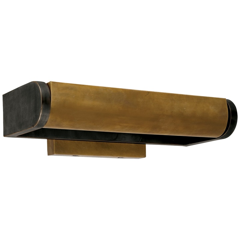 One Light Wall Sconce from the David Art Collection in Bronze Finish by Visual Comfort Signature
