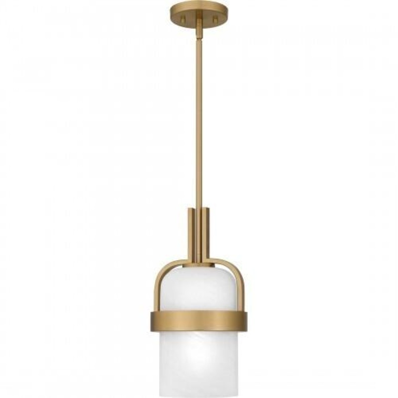 Quoizel QPP6174AB Quoizel Piccolo Pendant Mini pendant 1 light aged brass Mini Pendant