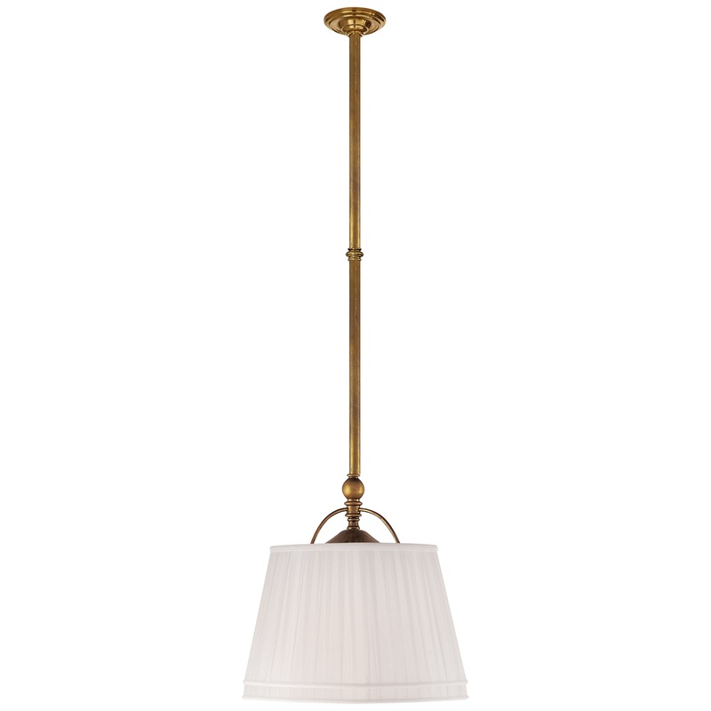 Two Light Lantern from the Sloane Collection in Antique-Burnished Brass Finish by Visual Comfort Signature