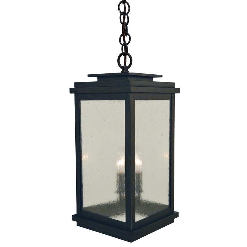 Arroyo BOH-8CS-BZ Bournemouth Two Light Pendant Bronze