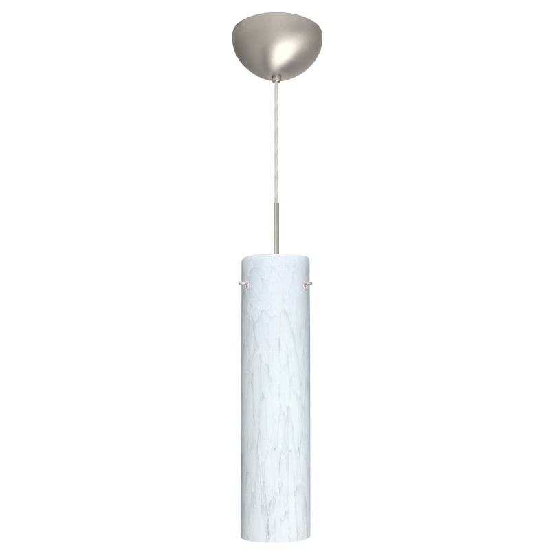 Besa 1JC-722419-SN Stilo One Light Pendant Satin Nickel