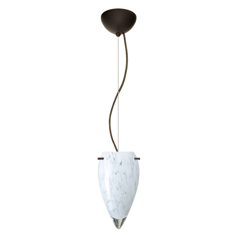 Besa 1KX-412519-LED-BR Juli One Light Pendant Bronze (Discontinued)