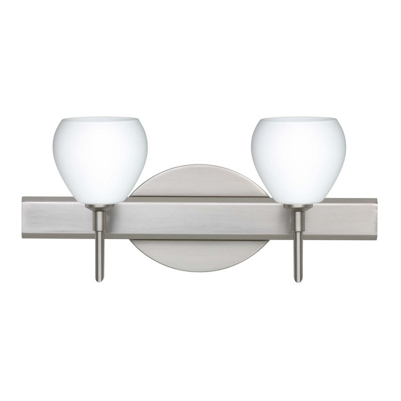 Besa 2SW-560507-SN Tay Tay Two Light Wall Sconce Satin Nickel