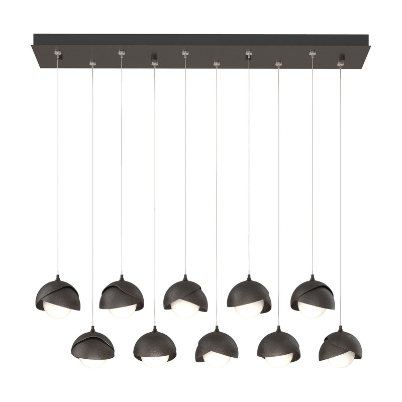 Brooklyn 10-Light Double Shade Pendant Oil Rubbed Bronze Oil Rubbed Bronze