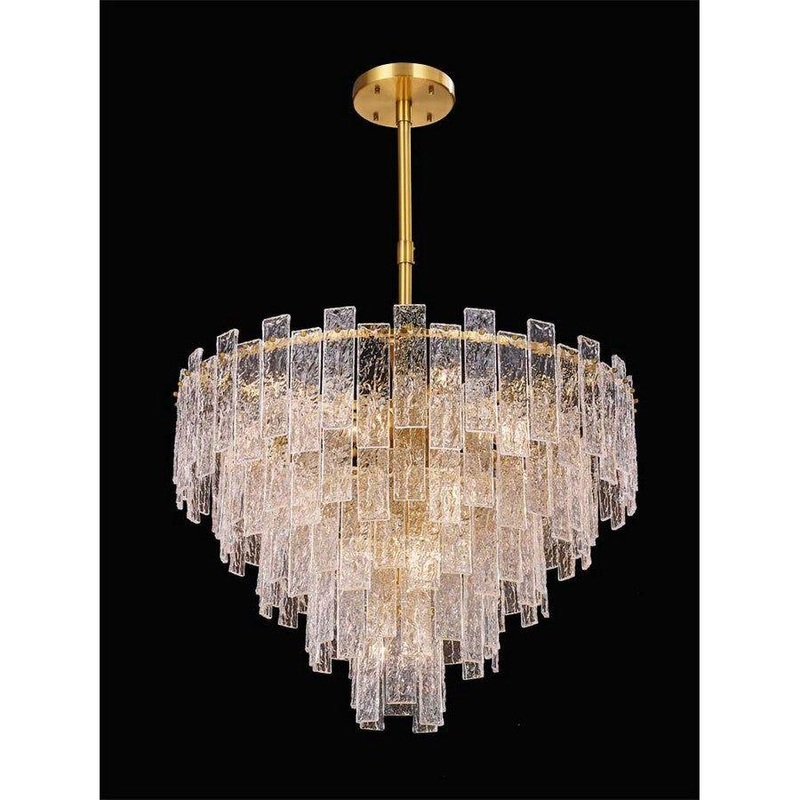 Cairo 20-Light Chandelier Antique Brass