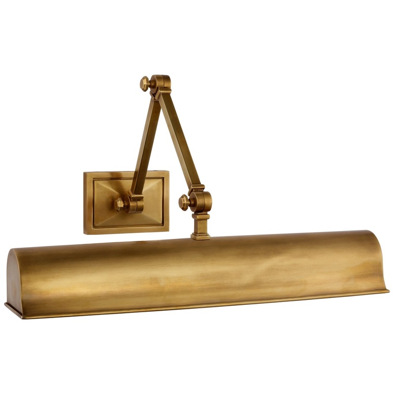 LED Wall Sconce from the Jane Collection in Hand-Rubbed Antique Brass Finish by Visual Comfort Signature