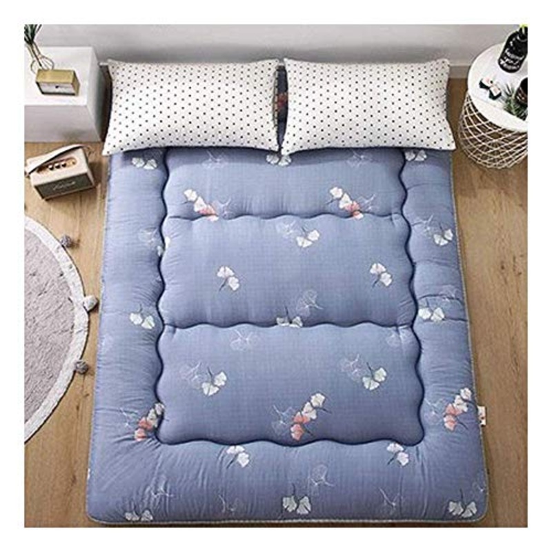 Materasso Giapponese in Cotone Materassino Pieghevole Materasso Morbido Futon Addensato Per Casa Campeggio Yoga Tappetino Tatami,A-200x220cm/79x87inch