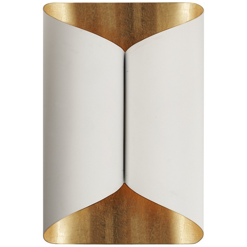 Two Light Wall Sconce from the Selfoss Collection in Plaster White Finish by Visual Comfort Signature