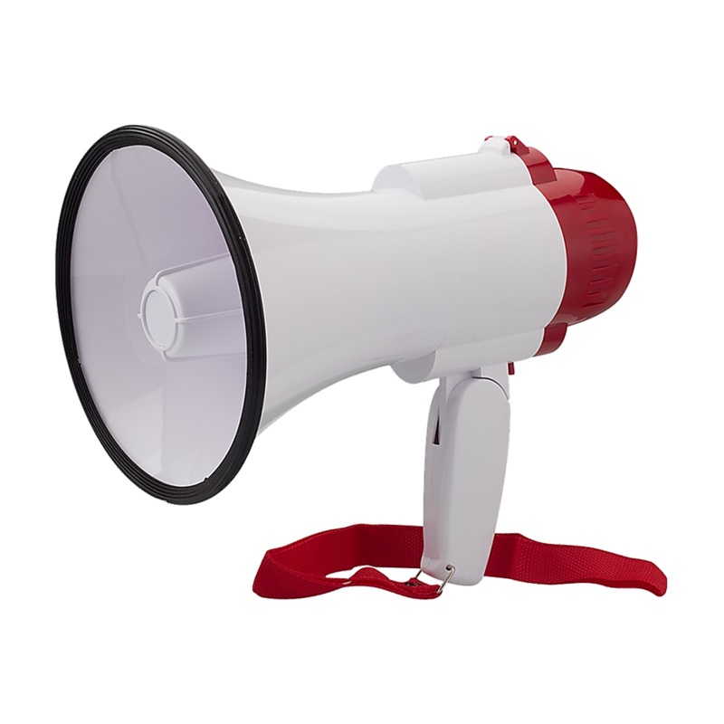 Audio Megaphone 25Watt Bull Horn with Siren