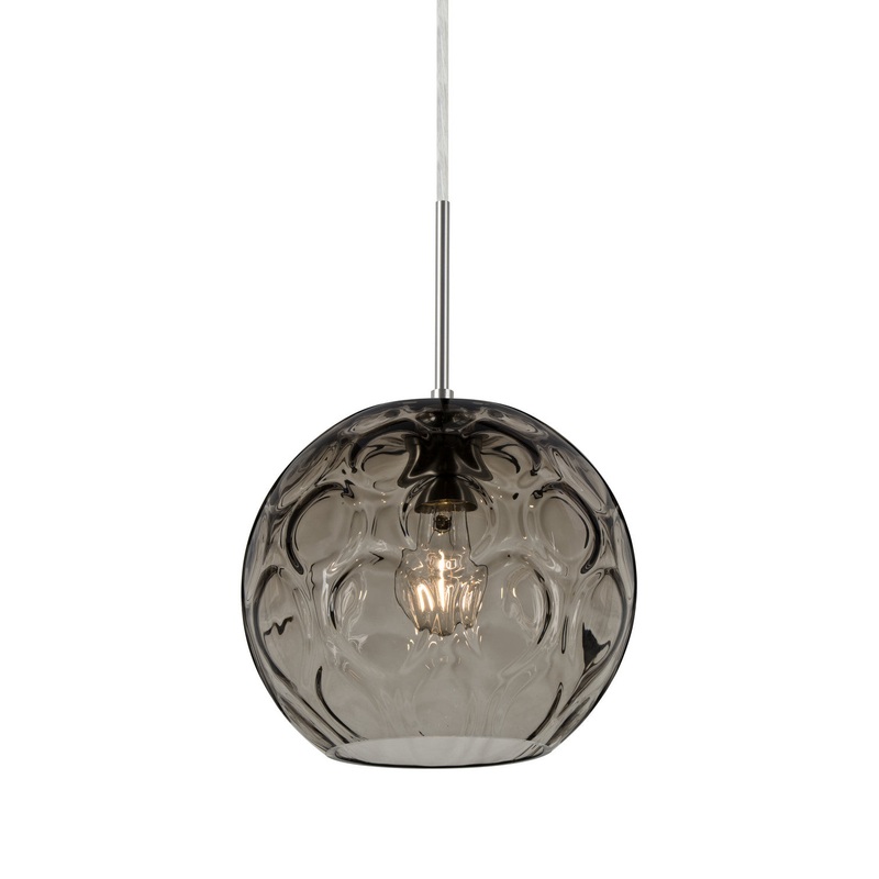 Besa 1JC-BOMYSM-SN Bombay One Light Pendant Satin Nickel