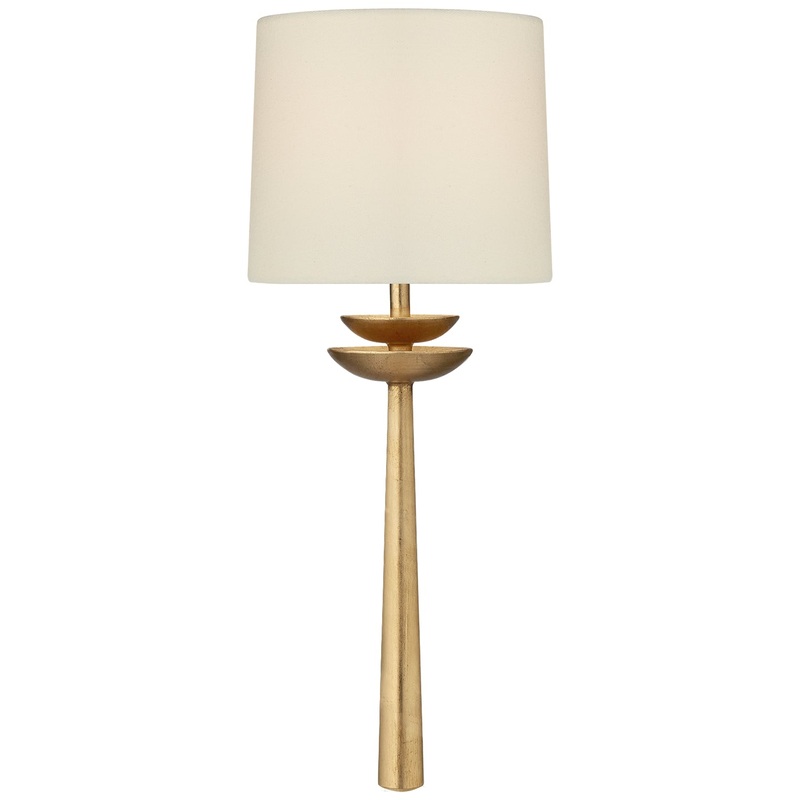 One Light Wall Sconce from the Beaumont Collection in Gild Finish by Visual Comfort Signature