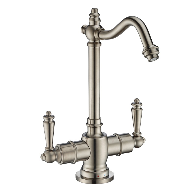 Point of Use Instant Hot/Cold Water Drinking Faucet with Traditional Swivel Spout